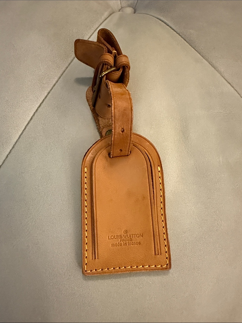 Louis Vuitton Luggage Tag and Poignet Set